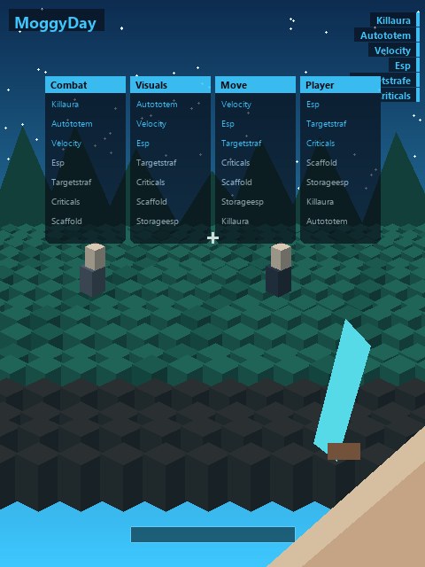 MoggyDay — чит клиент Minecraft
