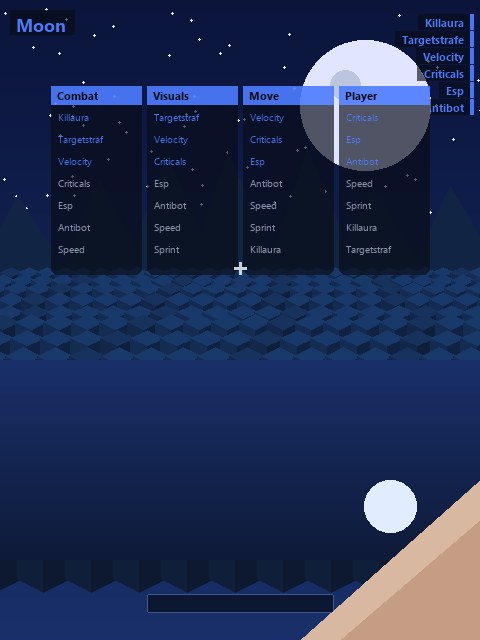 Moon — чит клиент Minecraft